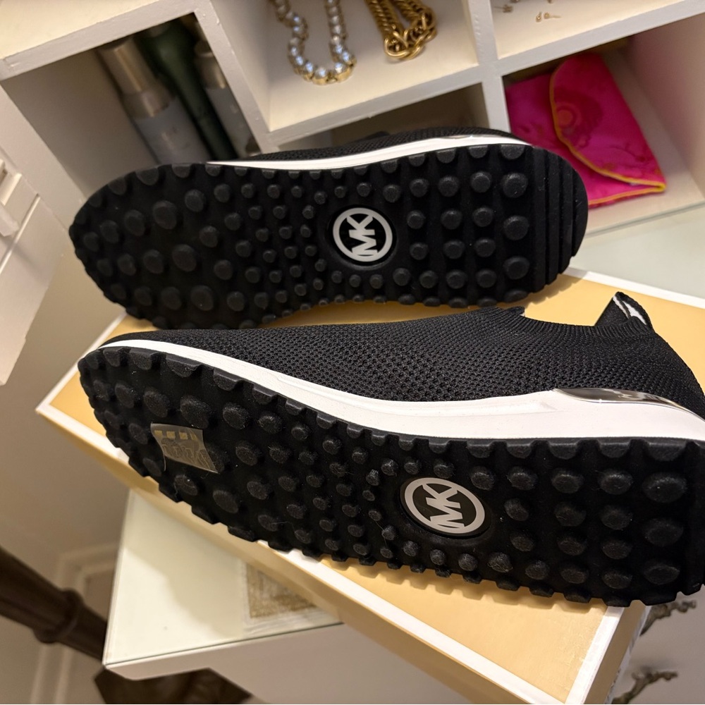 Michael Kors Black Bodie Slip-On Shoes - Picture 7 of 7